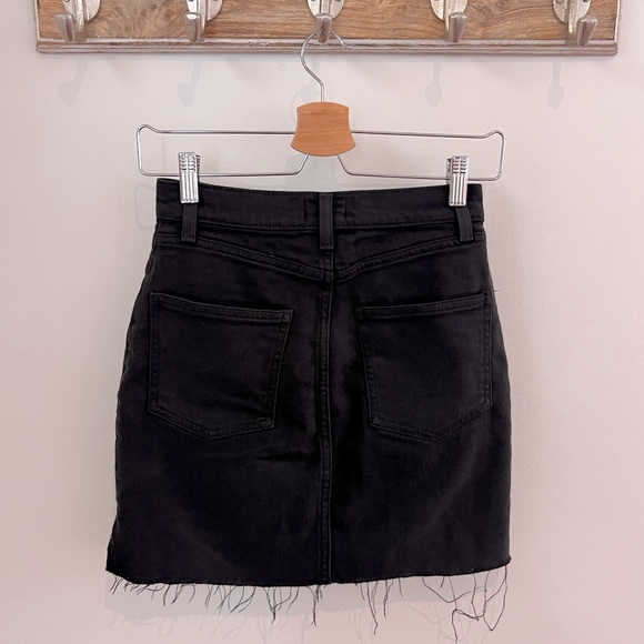 ARITZIA size 2 black jean skirt - Picture 3 of 4